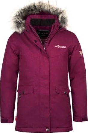 Trollkids Girls Oslo Coat XT Funktionsmantel plum (Junior)