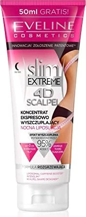 Eveline Cosmetics Slim Extreme 4D Scalpel Nacht Körpercreme, 250ml