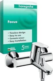 Hansgrohe Focus Einhebel-Wannenmischer Aufputz chrom