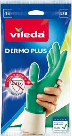 Vileda Haushaltshandschuhe Dermo Plus Größe L grün, 2 Stück