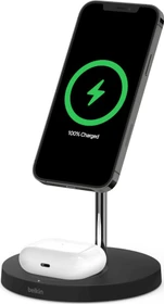 Belkin BoostCharge Pro 2-in-1 Wireless Charger Stand mit MagSafe schwarz