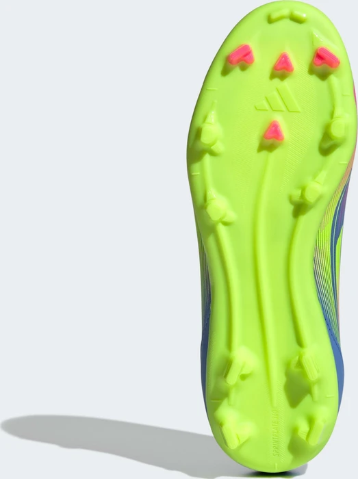 adidas F50 League Laceless FG/MG blue fusion/lucid lemon/lucid pink (Junior)