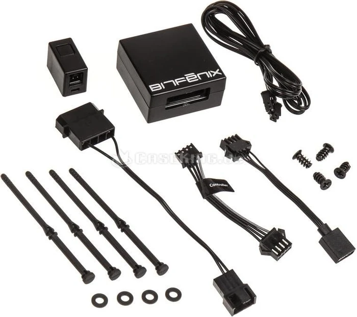 BitFenix Spectre Pro RGB schwarz, LED-Steuerung, 230mm