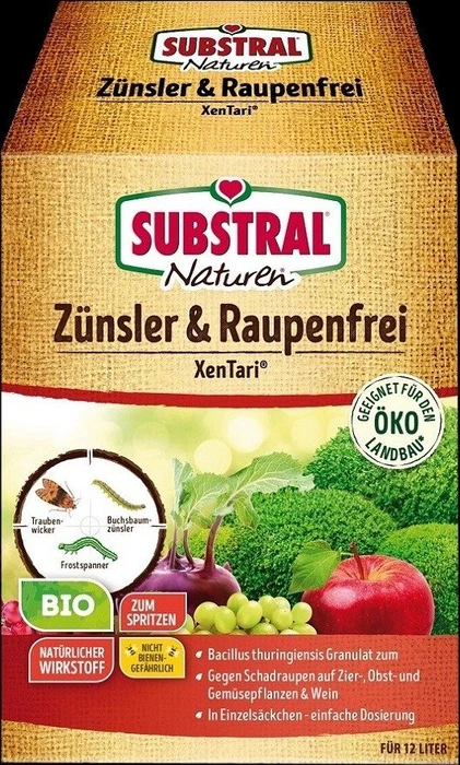 Evergreen Garden Care Substral Naturen Bio Zünsler & Raupenfrei XenTari, 20g
