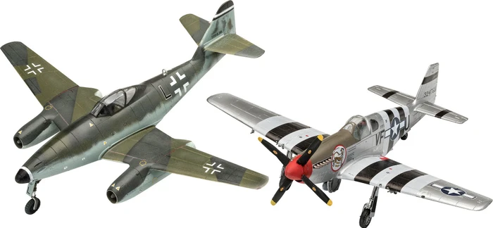 Revell Combat Set Messerschmitt Me262 & P-51B Mustang
