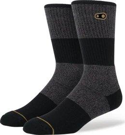 CrankBrothers Icon Casual Fahrradsocken grau/schwarz/gold