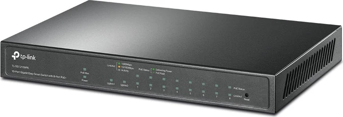 TP-Link TL-SG1210MPE Desktop Gigabit Switch, 9x RJ-45, 1x RJ-45/SFP, 123W PoE+