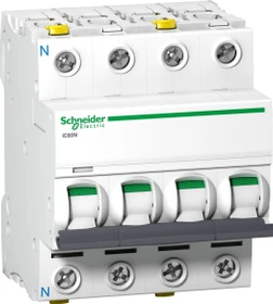 Schneider Electric Leitungsschutzschalter iC60N 3P+N 10A C