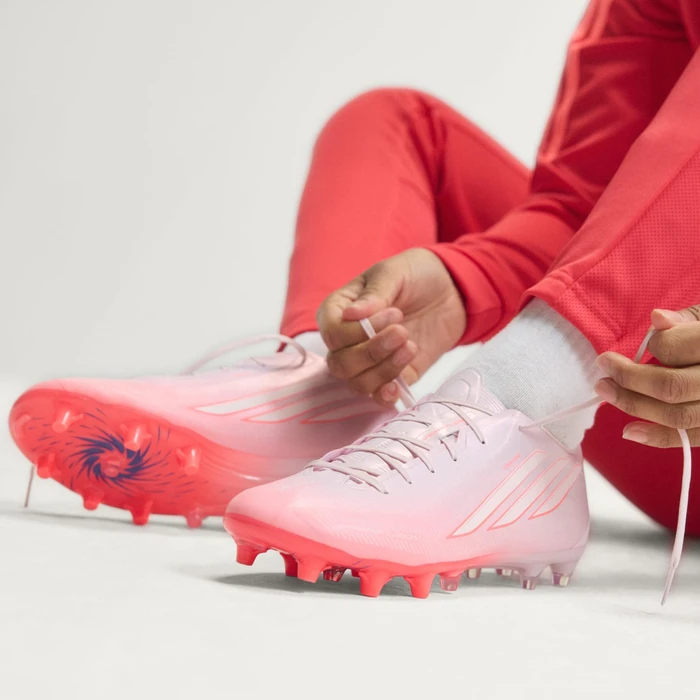 adidas F50 Sparkfusion League FG/AG solar turbo/cloud white/distilled pink