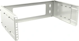 Lanview by Logon 19" Open Frame Rack 3HE, Wandmontage, tiefenverstellbar, weiß, 348mm tief