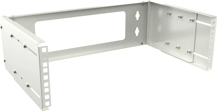 Lanview by Logon 19" Open Frame Rack 3HE, Wandmontage, tiefenverstellbar, weiß, 348mm tief