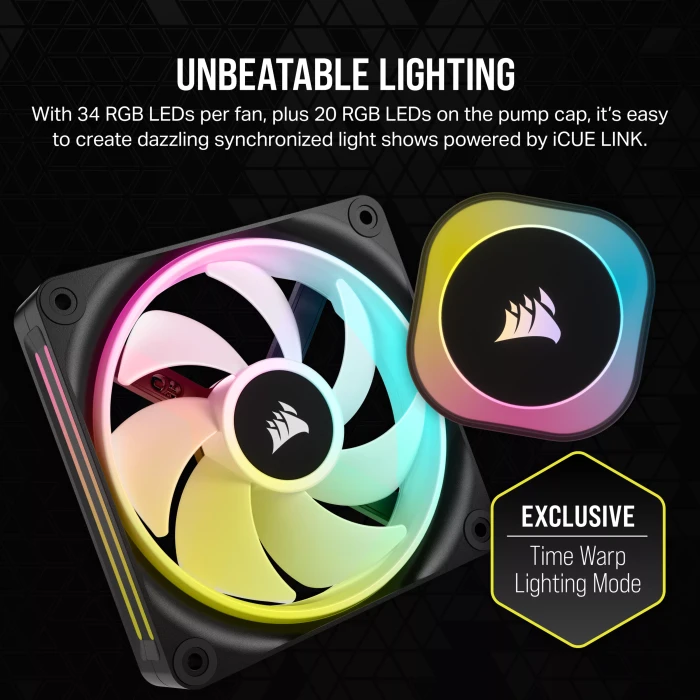 Corsair iCUE LINK H100i RGB, schwarz