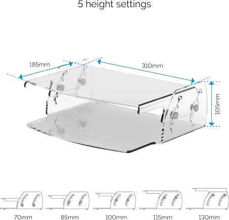 Fellowes Clarity verstellbarer Monitor Ständer