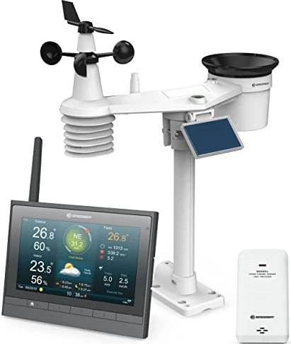 Bresser MeteoChamp HD Funkwetterstation grau, digital