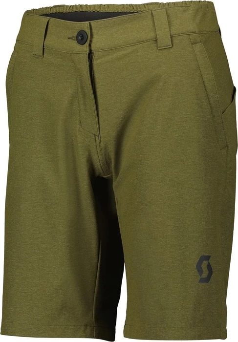 Scott Trail Flow Pro Fahrradhose kurz fir green (Damen)
