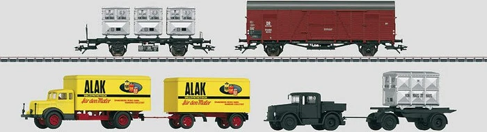 Märklin - Spur H0 Güterwagenset - Gütertransport der Spangenberg-Werke Alak