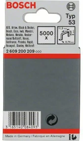 Bosch Professional Typ 53 Tacker-Klammern, 11.4x6mm, 5000 Stück