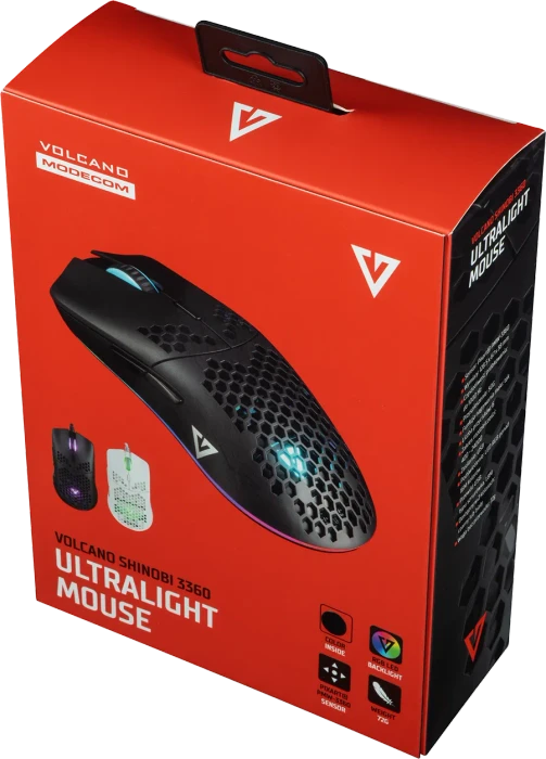 Modecom Volcano Shinobi 3360 weiß, USB