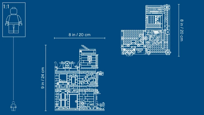 LEGO Creator 3in1 - Stadthaus mit Zoohandlung & Café