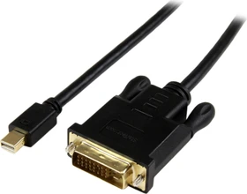 StarTech Mini DisplayPort 1.2 [Stecker] auf DVI [Buchse] Adapterkabel, 0.9m (MDP2DVIMM3BS)