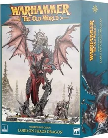 Games Workshop Warhammer The Old World - Warriors of Chaos - Lord/Sorcerer on Chaos Dragon