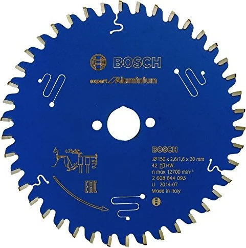 Bosch Professional Expert for Aluminium Kreissägeblatt 42Z, 150x1.6x20mm, 1 Stück