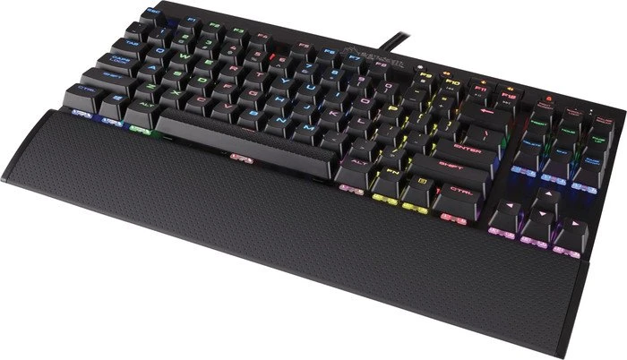 Corsair Gaming K65 RGB Rapidfire Compact, MX SPEED RGB Silver, USB, UK