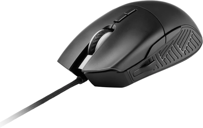 L33T-Gaming Gungnir Gaming Mouse schwarz, USB