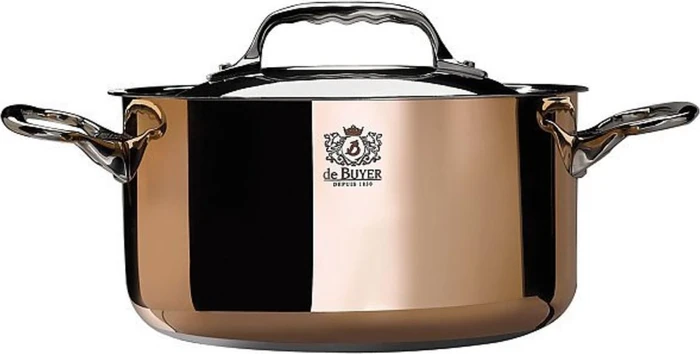 De Buyer Prima Matera Kochtopf mit Deckel 24cm 5.4l