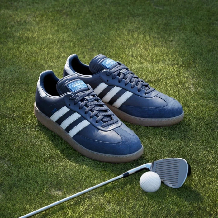 adidas Samba Spikeless Golf night indigo/cloud white/blue bird