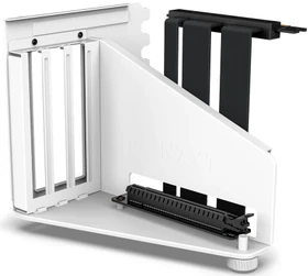 NZXT Vertical GPU Mounting Kit Riser Card, inkl. PCI-Slot Blende für H7, gewinkelt, PCIe 4.0, 175mm, weiß/schwarz