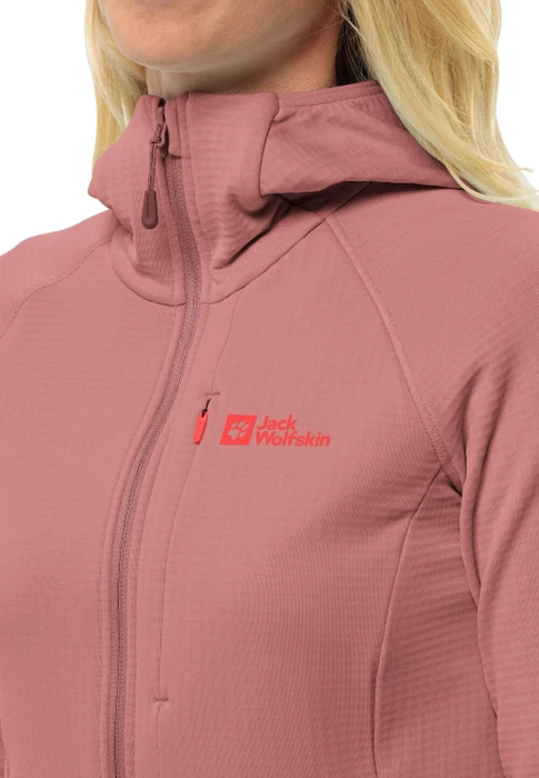Jack Wolfskin Kolbenberg Hooded FZ Jacke mineral red (Damen)