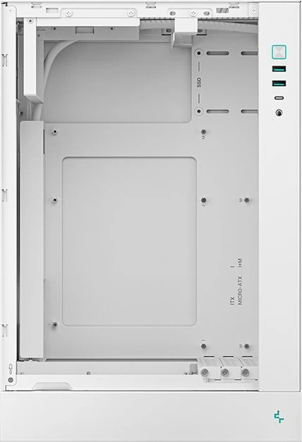 DeepCool CH170 Plus WH, weiß, Glasfenster