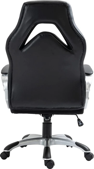 CLP Foxton Kunstleder Gamingstuhl, schwarz/grau