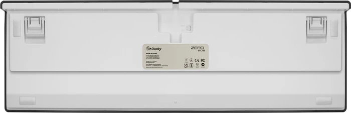 Ducky Zero 6108 Wireless, Classic Black, LEDs RGB, MX2A RGB BROWN, USB/Bluetooth, US