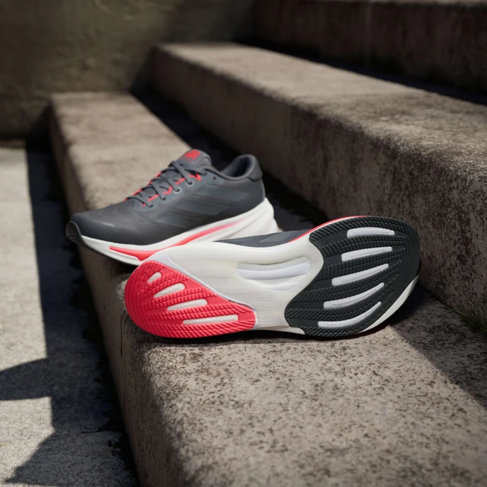 adidas Supernova Rise 2 grey five/night metallic/lucid red (Herren)