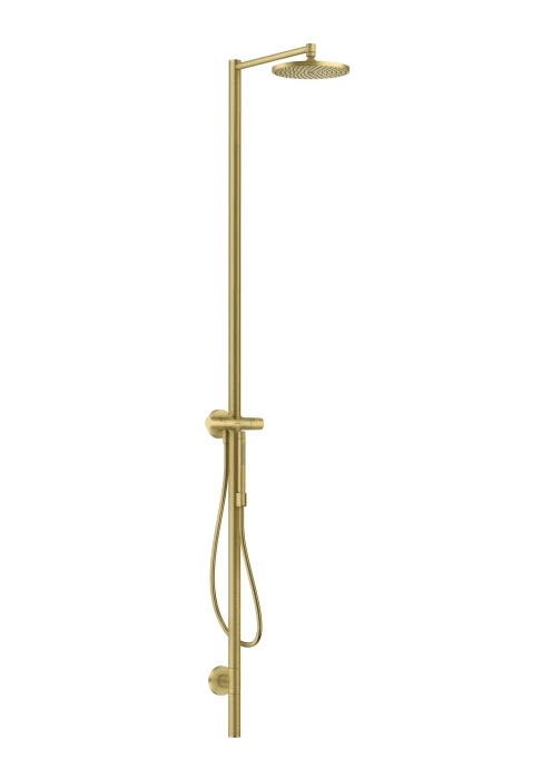 Hansgrohe Axor Starck Nature Duschsäule mit Kopfbrause 240 1jet brushed brass