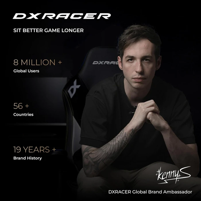 DXRacer Master XL Gamingstuhl, Stoff grau
