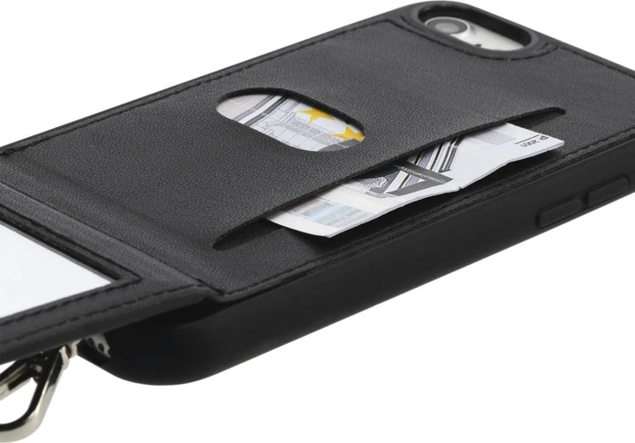 Hama Cross-Body-Cover Mirror für Apple iPhone 6/6s/7/8/SE (2020) schwarz