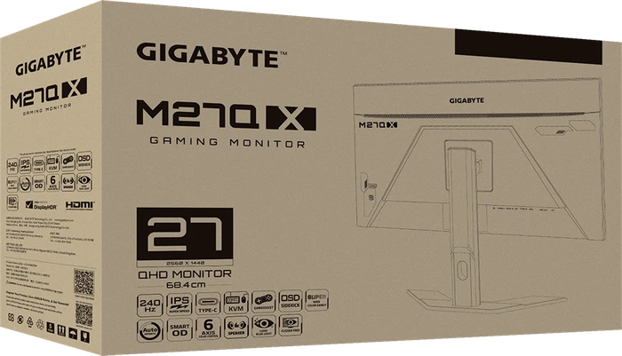 GIGABYTE M27Q X, 27"
