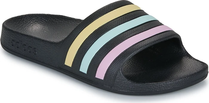 adidas Aqua Adilette core black/orange tint/halo mint (Junior)