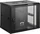 Intellinet Wandschrank 6HE, Sicherheitsglastür, schwarz, 600mm tief (711753)