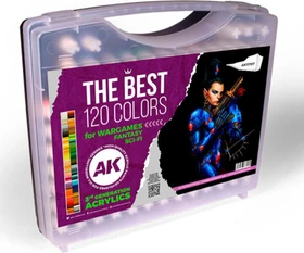 AK-Interactive 3rd Gen Acrylic Colors The Best 120 Colors for Wargames Fantasy & Sci-Fi Farbset, 120-tlg.