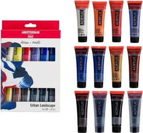 Royal Talens Amsterdam Urban Landscape Acrylfarben, 12 Farben, 12ml