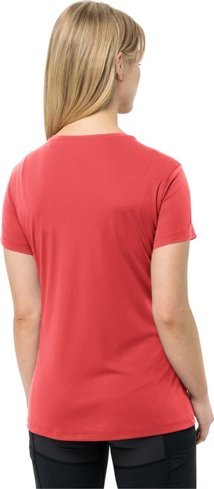 Jack Wolfskin Tech Funktionsshirt kurzarm vibrant red (Damen)
