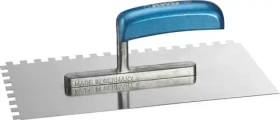 kwb Glättkelle Edelstahl 8x8mm gezahnt, 280x130mm