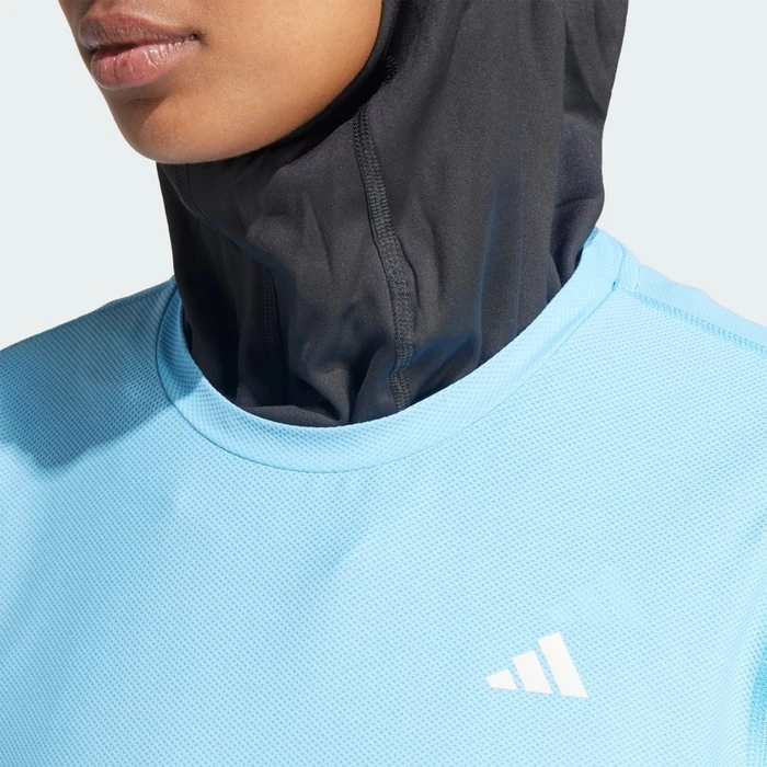 adidas Own The Run Laufshirt kurzarm semi blue burst (Damen)