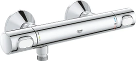 Grohe Precision Flow Thermostat-Brausearmatur chrom