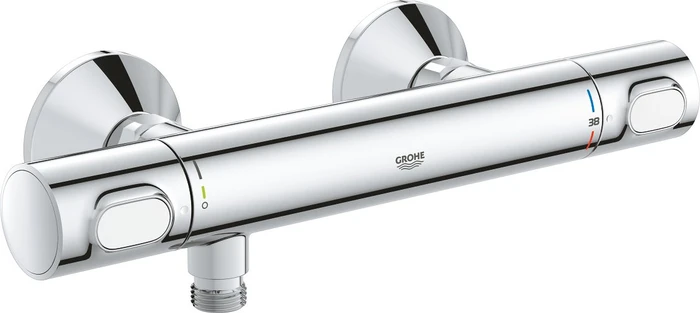 Grohe Precision Flow Thermostat-Brausearmatur chrom