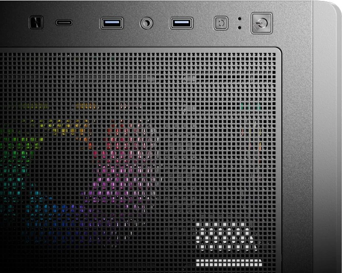 LC-Power Gaming 811B Meshwork_XL Dark, schwarz, Glasfenster